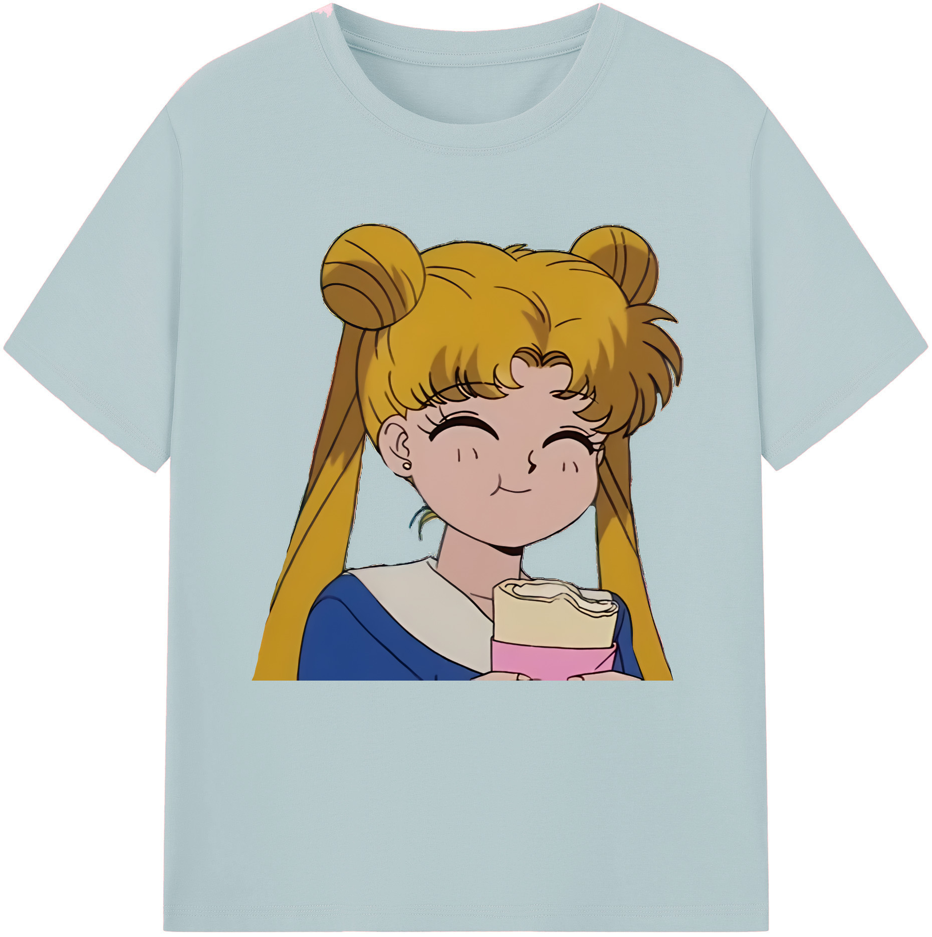 （画像用） 美少女戦士セーラームーン 愛野 美奈子 あいの みなこ Sailor Moon Aino Minako 綿100％半袖Tシャツ（フロントプリント）